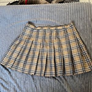 PLUS SIZE XXL ✨ Wild Fable plaid pleaded mini skirt💝